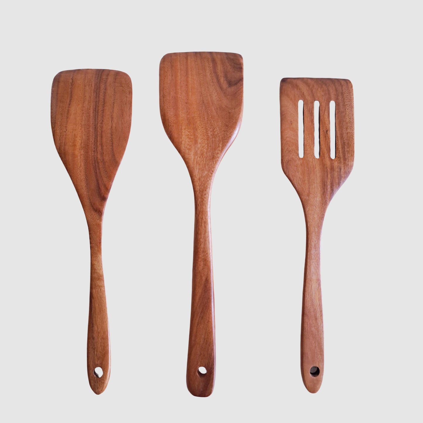 Teak Wood Kitchen Utensil Set | 9-Piece, Heat-Resistant