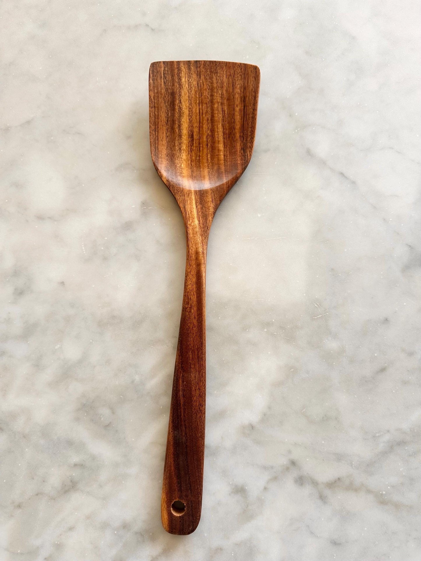 Teak Wooden Utensil Set – 4 Piece Natural Kitchen Cooking Tools