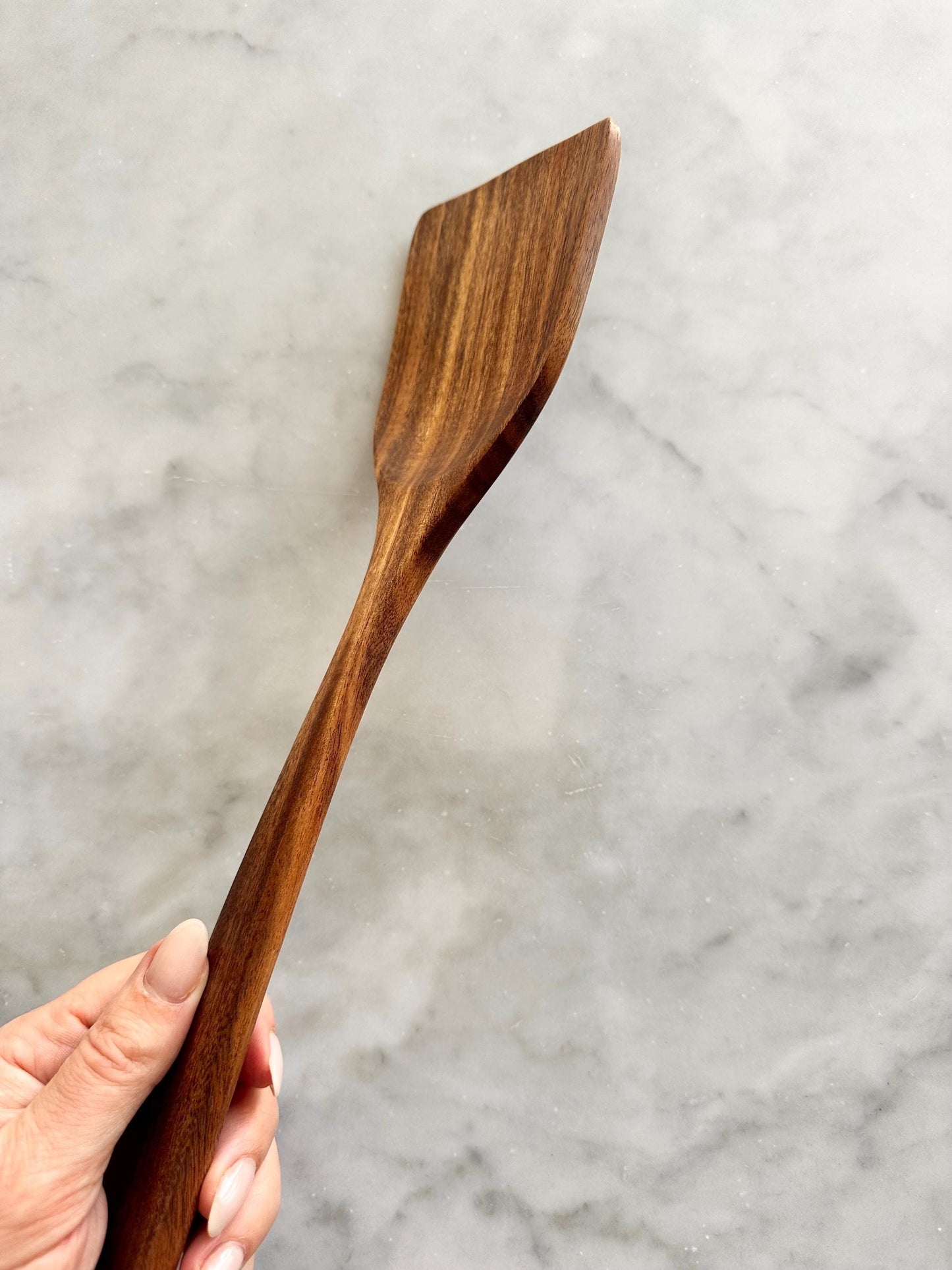 Teak Wooden Utensil Set – 4 Piece Natural Kitchen Cooking Tools