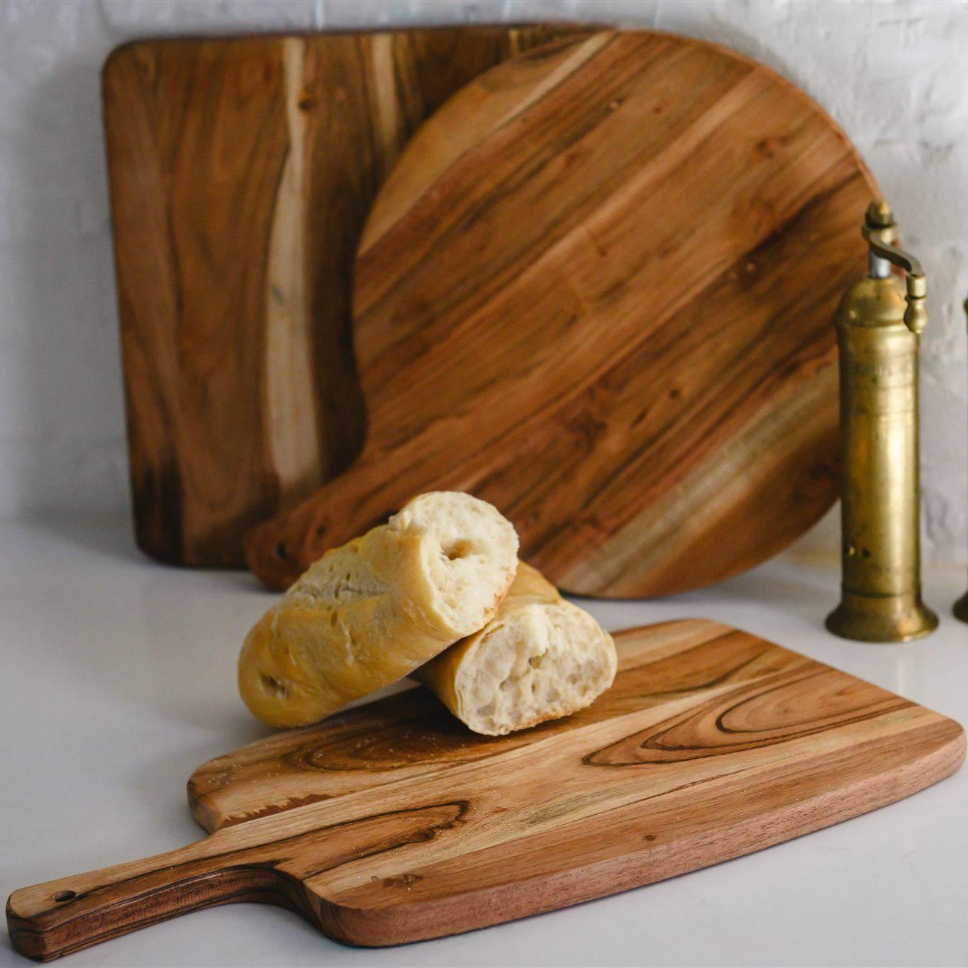 Solid Wood Cutting Board Gift Set,  With Handle, Homeware Kitchen Decor