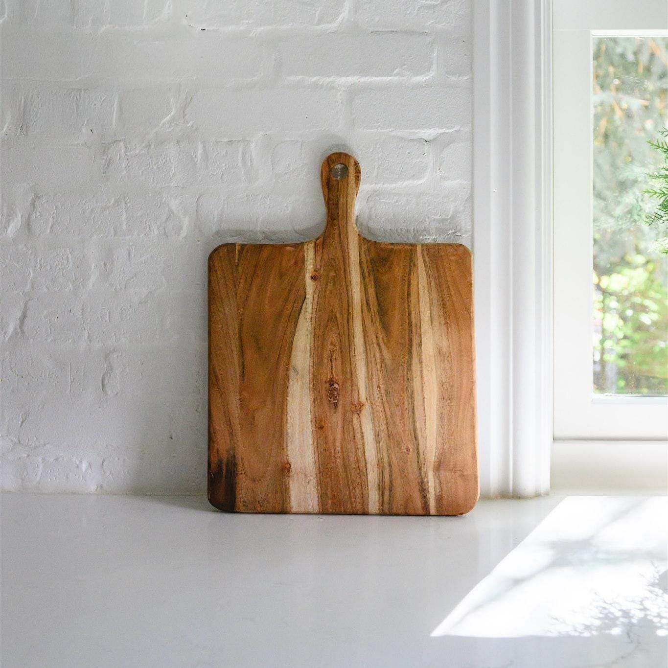 Solid Wood Cutting Board Gift Set,  With Handle, Homeware Kitchen Decor