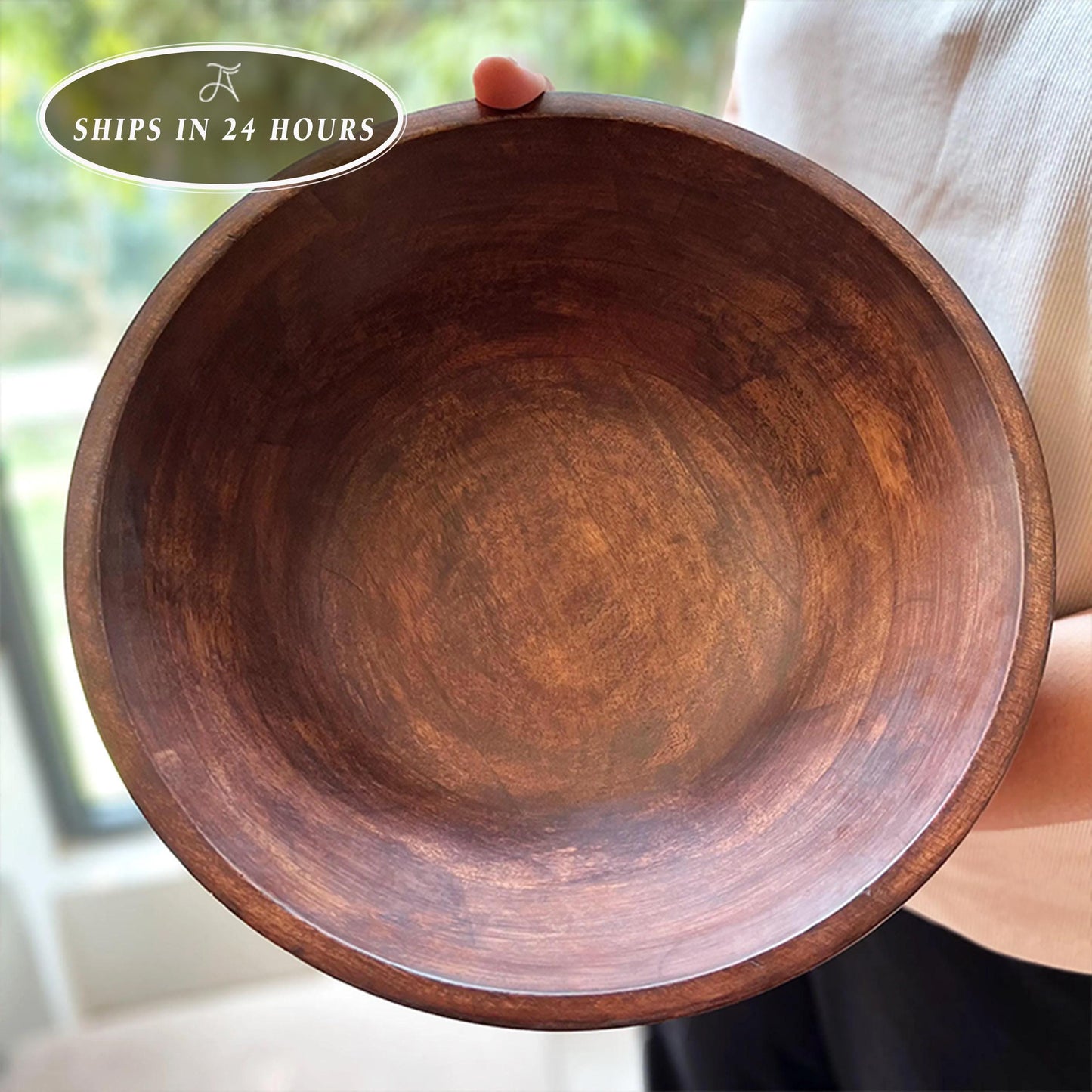 Wood Bowls: Serving Bowl, Catch All Bowl, Holiday Hosting Decor, Thanksgiving, Christmas Table
