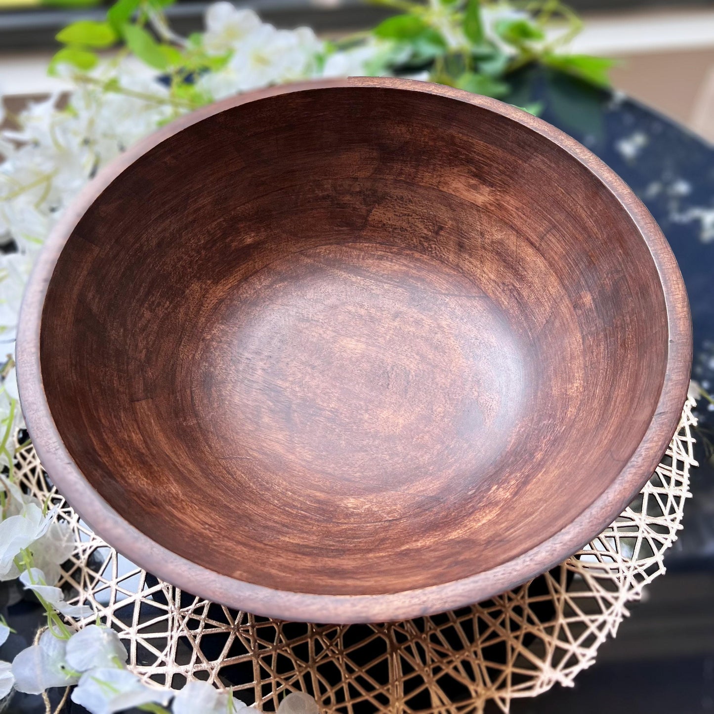 Wood Bowls: Serving Bowl, Catch All Bowl, Holiday Hosting Decor, Thanksgiving, Christmas Table